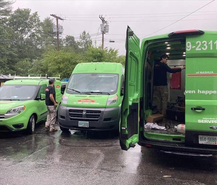 SERVPRO fleet ready for action.